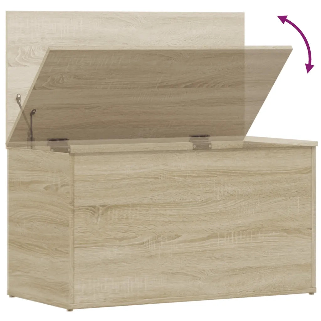 Cassapanca Rovere Sonoma 84x42x46 cm in Legno Ingegnerizzato 803059
