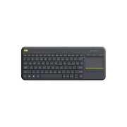 Tastiera logitech wireless k400 touch nero per smart tv - 920003113