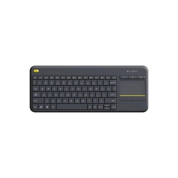 Tastiera logitech wireless k400 touch nero per smart tv - 920003113