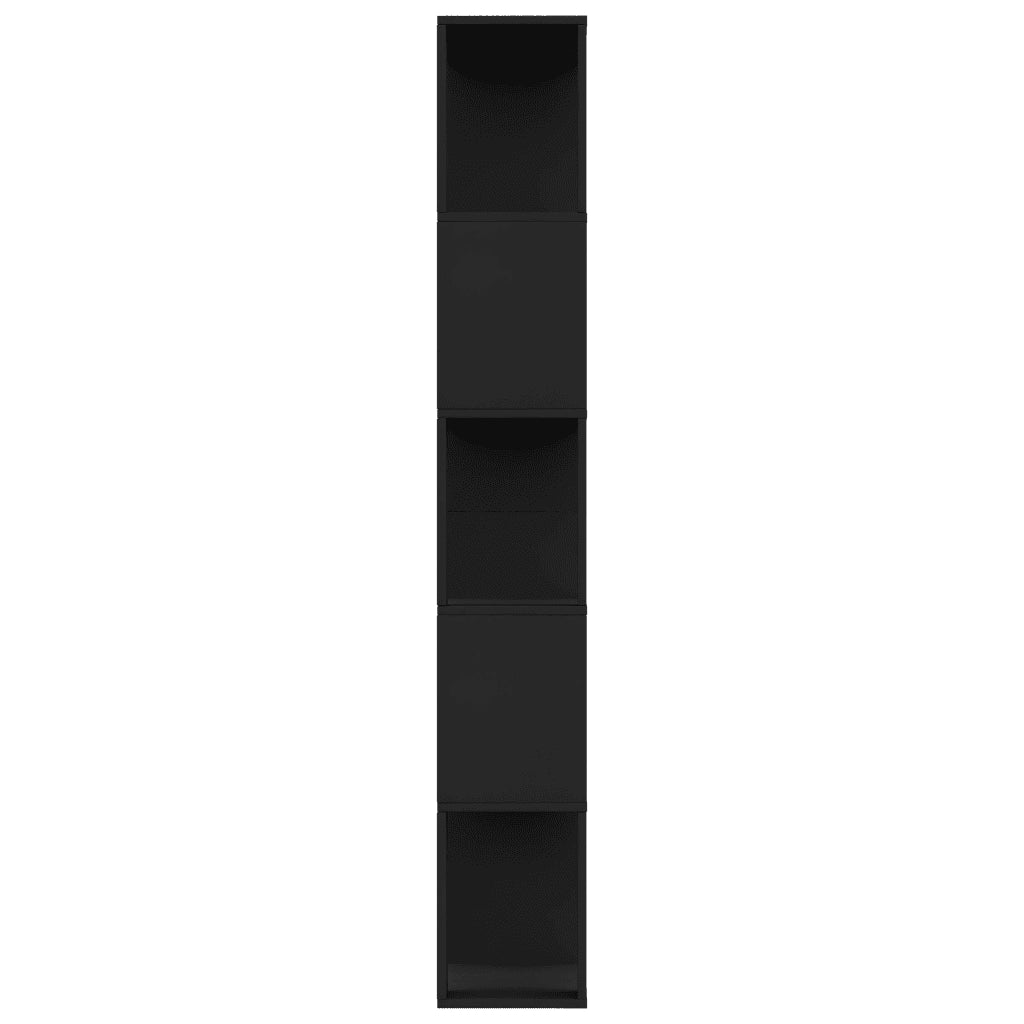 Libreria/Divisorio Nero 80x24x159 cm in Legno Ingegnerizzato 800100