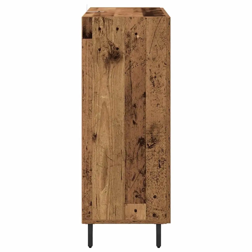 Credenza con Cassetto-Buffet-Armadio da cucina Legno vecchio 69,5 x 34 x 90 cm 765483