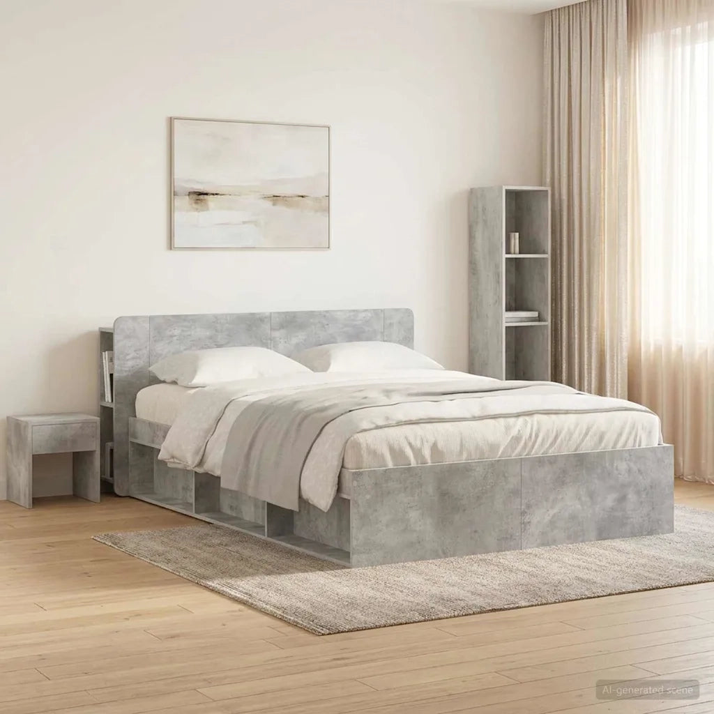 Testata del letto Grigio Cemento Legno ingegnerizzato 8001222