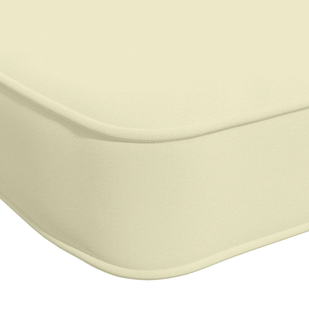 Cuscini per Panchina a 2 Pezzi VUGHT 2 pz 100% Poliestere Crema 952015