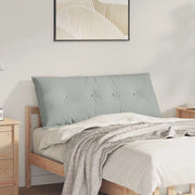 Cuscino per Schiena Grigio chiaro 120 x 50 cm Tessuto in Cords 42014804