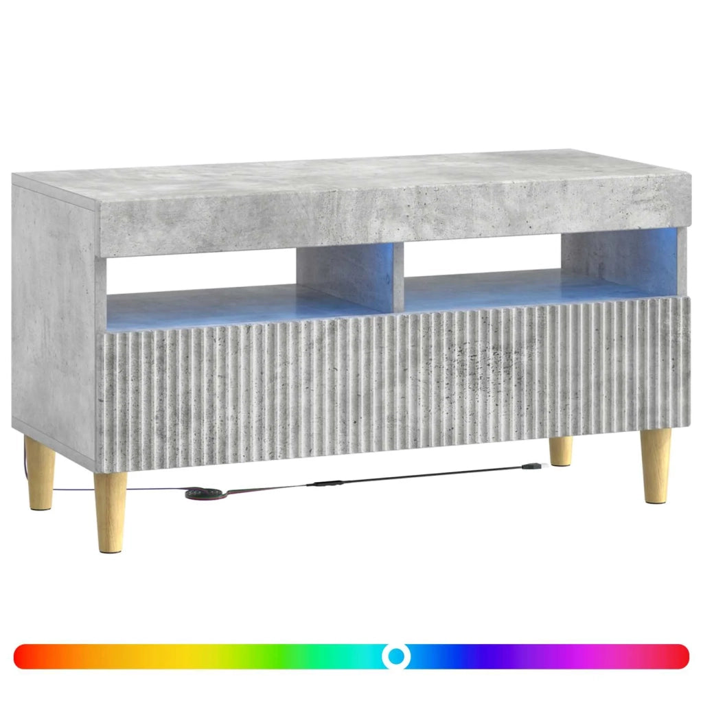 Mobile TV LED Grigio Cemento Legno ingegnerizzato 896778