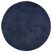 Tappeto del soggiorno | Tappeto Shaggy a Pelo Lungo NAVARRA Blu Marino 240x240 cm