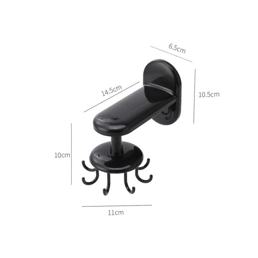 Trade Shop - Gancio Appendi Mestolo Coltelli Utensili Da Cucina Con 8 Supporti Appenditutto -