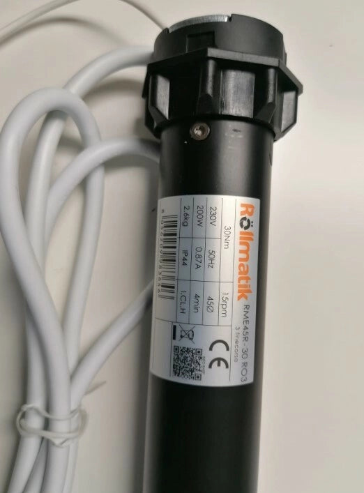 Motore per tapparelle con telecomando 30 Nm - 60Kg (3 finecorsa elettronici)