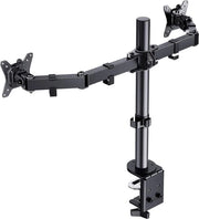 Supporto per Monitor per Schermi da 13" a 32" | Costruzione Solida | Braccio Ergonomico per Monitor | Regolazione di Altezza | Angolo di Inclinazione ±90° | Giro di 180° | Giro di 360° | Capacità di 8 Kg | VESA 75/100 mm
