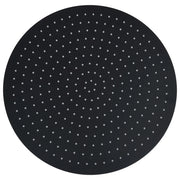 Testa Doccia a Pioggia in Acciaio Inox 50 cm Rotonda Nera 147694