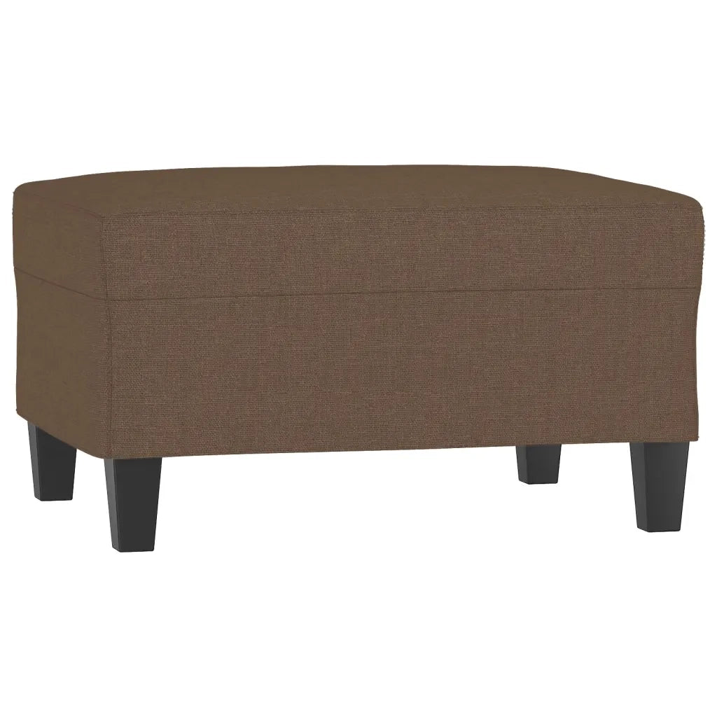 Poggiapiedi Marrone 70x55x41 cm in Tessuto cod mxl 68689