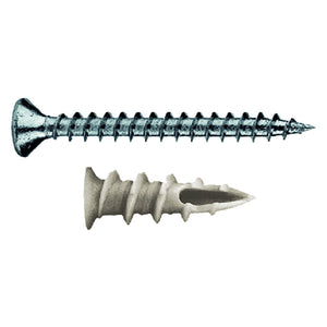 tassello nylon 'rapid' rn/v 10 x 38 - vite 4,5 x 50 cod:ferx.440670nlm