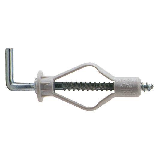 tassello lastro nylon ln4-40/2  mm 8 x  40 - gancio medio cod:ferx.441054nlm