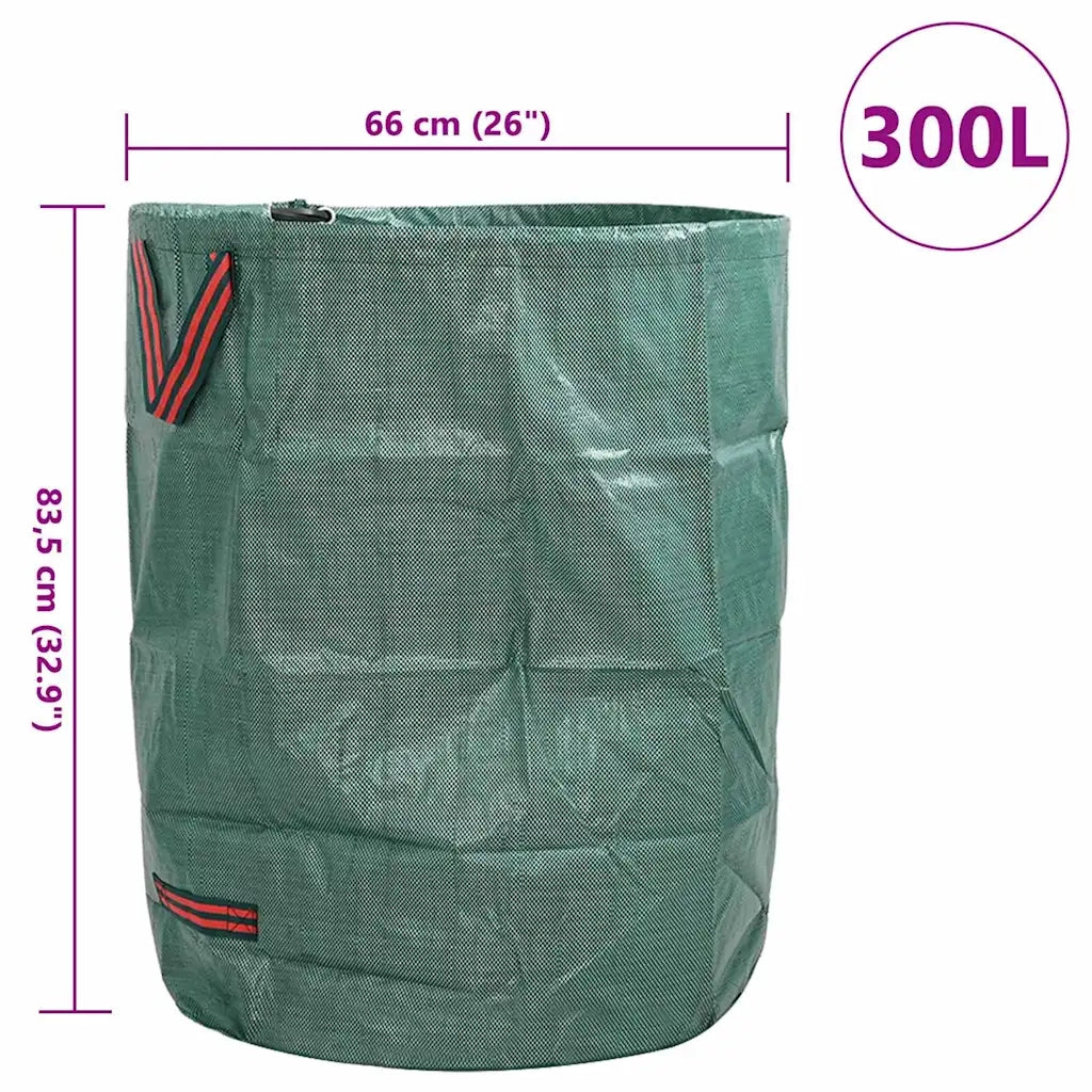 Sacchi per Rifiuti da Giardino 4 pcs Verde 66 x 66 x 83,5 cm 42008103