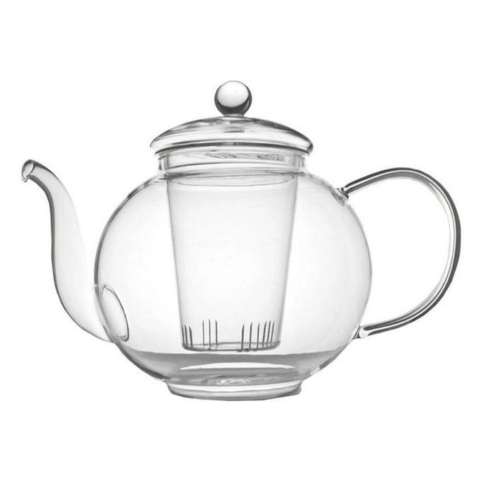 Bredemeijer 1466 Verona Teiera in Vetro Borosilicato 1,5 L con Filtro Colore Trasparente