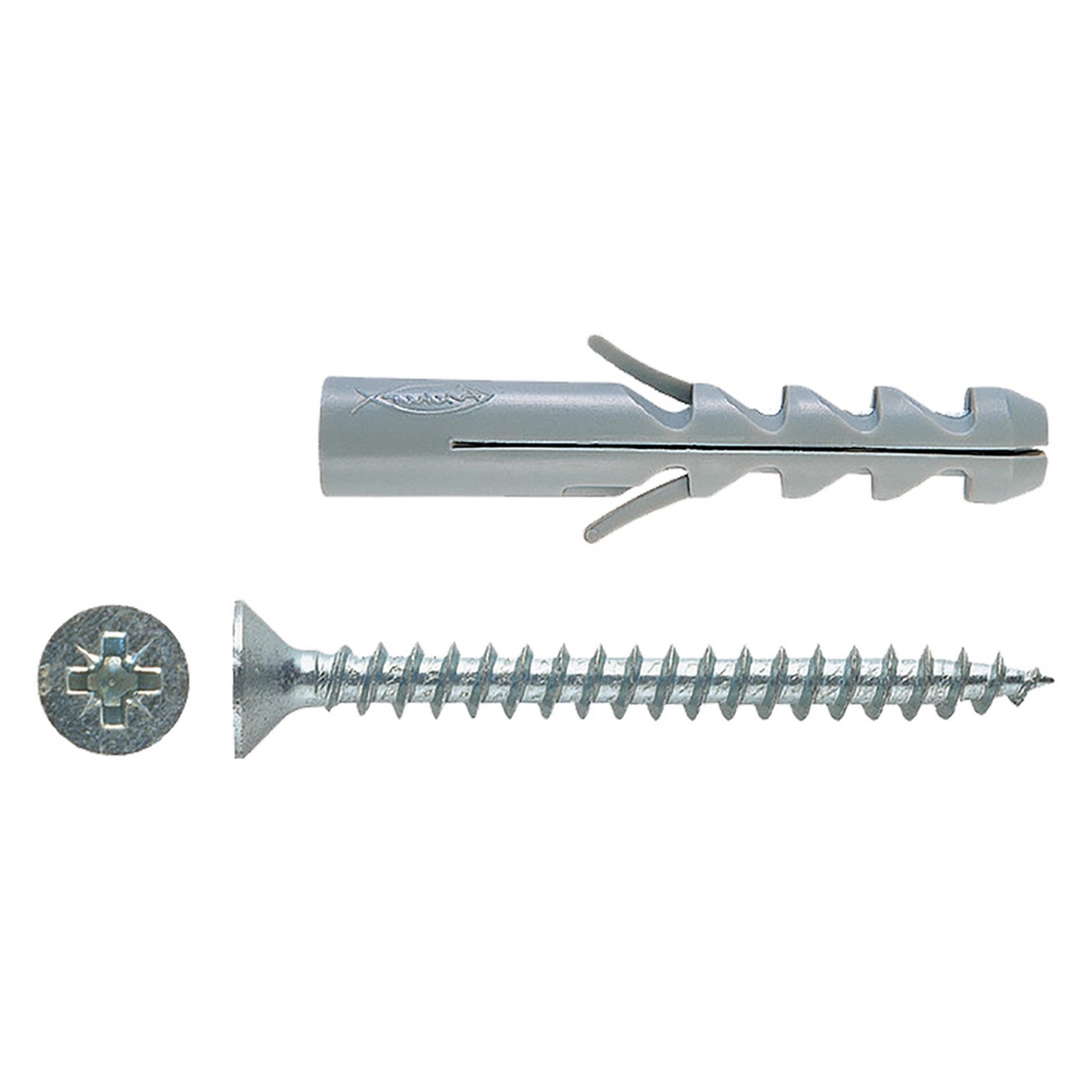 tassello nylon con vite 'sv' s8v ã˜   8 x 40 - vite 5x50 mm cod:ferx.4600104nlm