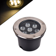 FARETTO LED SEGNAPASSO CALPESTABILE 7W DA TERRA LUCE CALDA 3000K° - ILLUMINAZIONE ESTERNA PER VIALI GIARDINI INGRESSI E SENTIERI