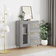 Credenza-Buffet-Armadio da cucina Grigio Sonoma 69,5x34x90 cm in Legno Multistrato 479462