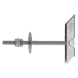 ancora a soffitto acciaio con barra e doppio dado kd 6  m6 x 100 mm cod:ferx.4610362nlm