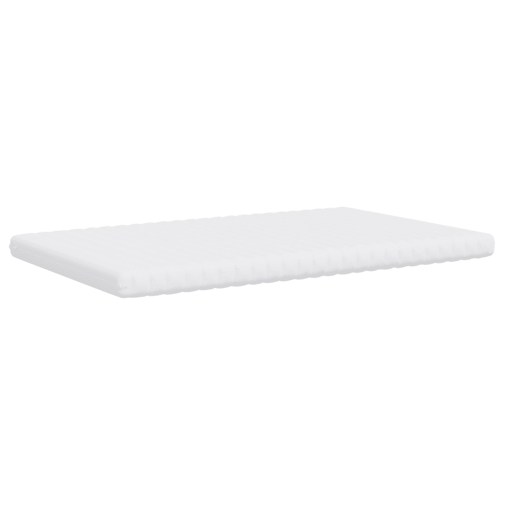 Materasso in Schiuma-Materasso per Letto Bianco 140x190 cm 7 Zone Durezza 20 ILD