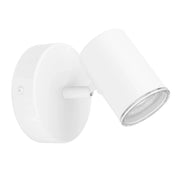 Faretti E Spot Moderno Consuma 1 Acciaio Bianco 1 Luce Gu10 Ip44