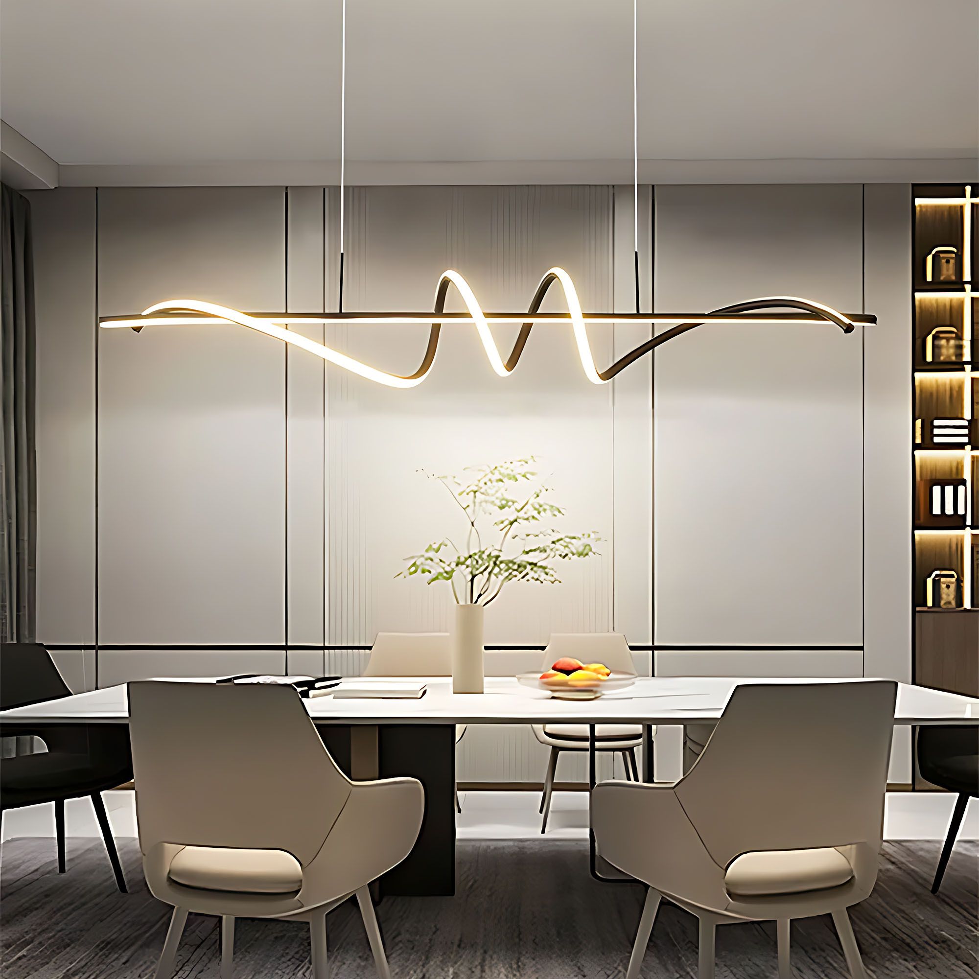 Lampa Wisząca Lhj023-cp 120 Cm Black