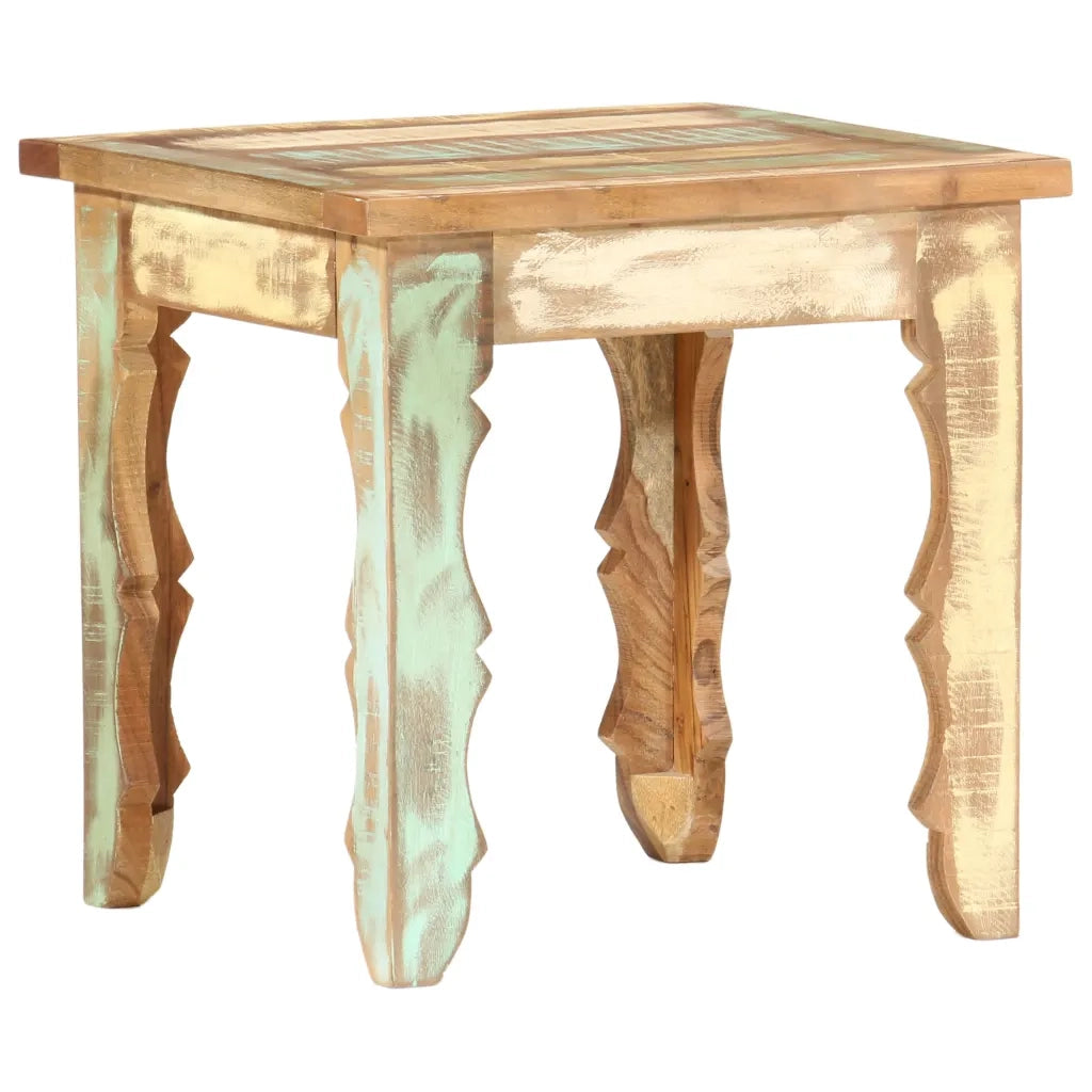 Tavolino da CaffÃ¨ 40x40x40 cm in Legno Massello di Recupero cod mxl 16063