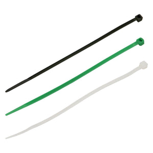 fascetta a strappo per cablaggio mm 2,5 x 100 - verde cod:ferx.4070210nlm