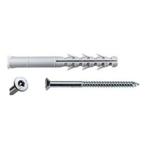 tassello nylon 'later cornice' c8a 140 luvt 8 x 140 - vite torx t30 5 x 145 cod:ferx.4411756nlm