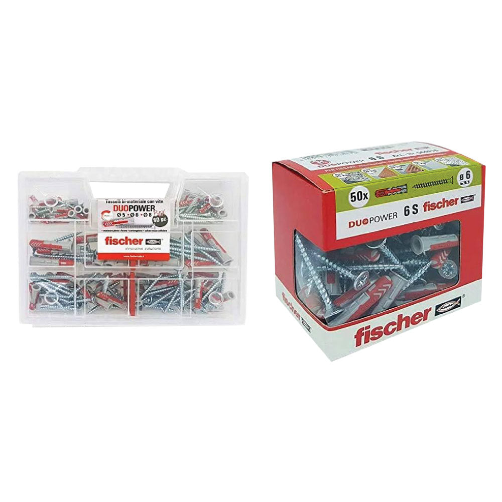 tassello con vite 'duopower' in set set 80 pezzi cod:ferx.4600619nlm