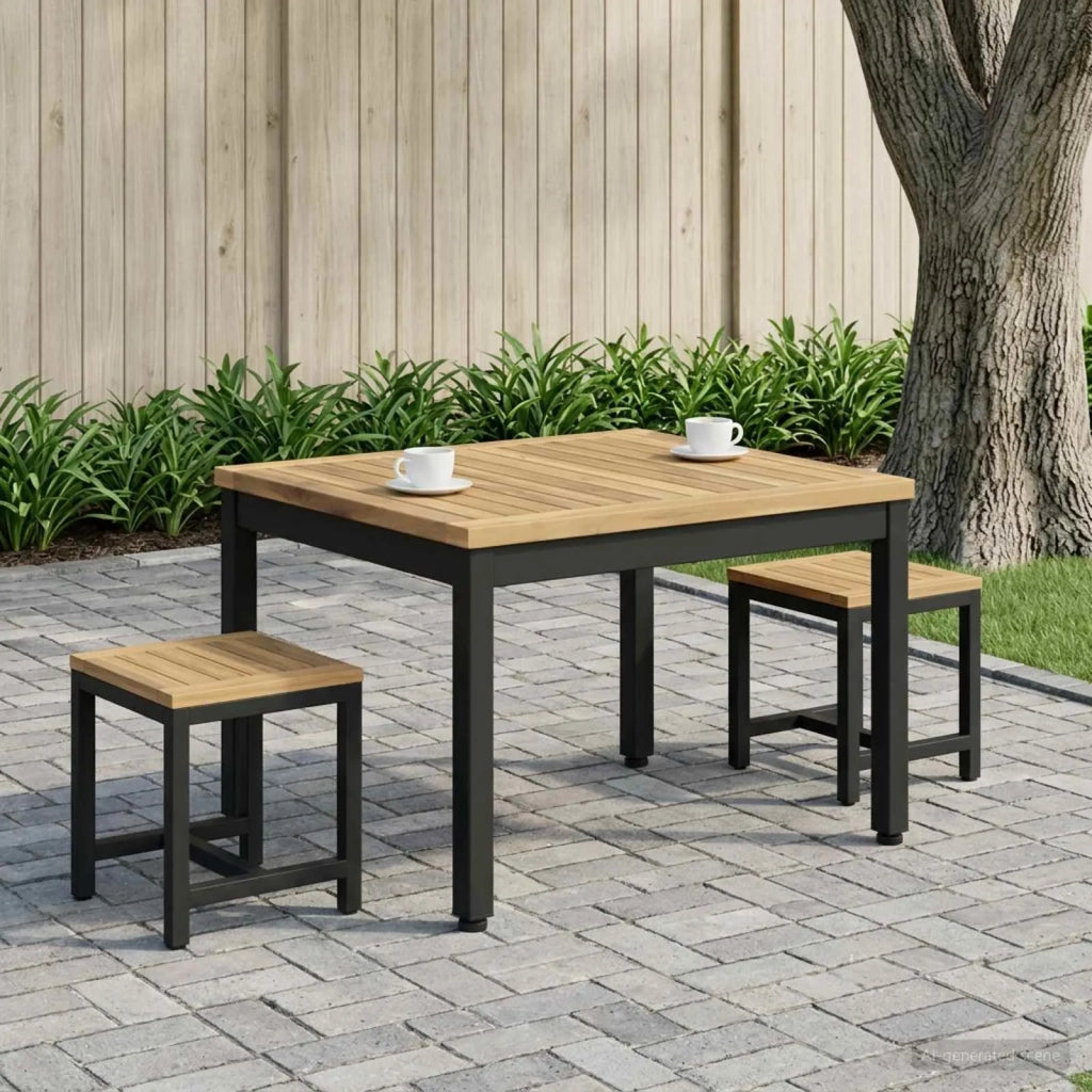 Tavolino da salotto Bianco e Nero 50 x 60,5 x 36 cm 901736