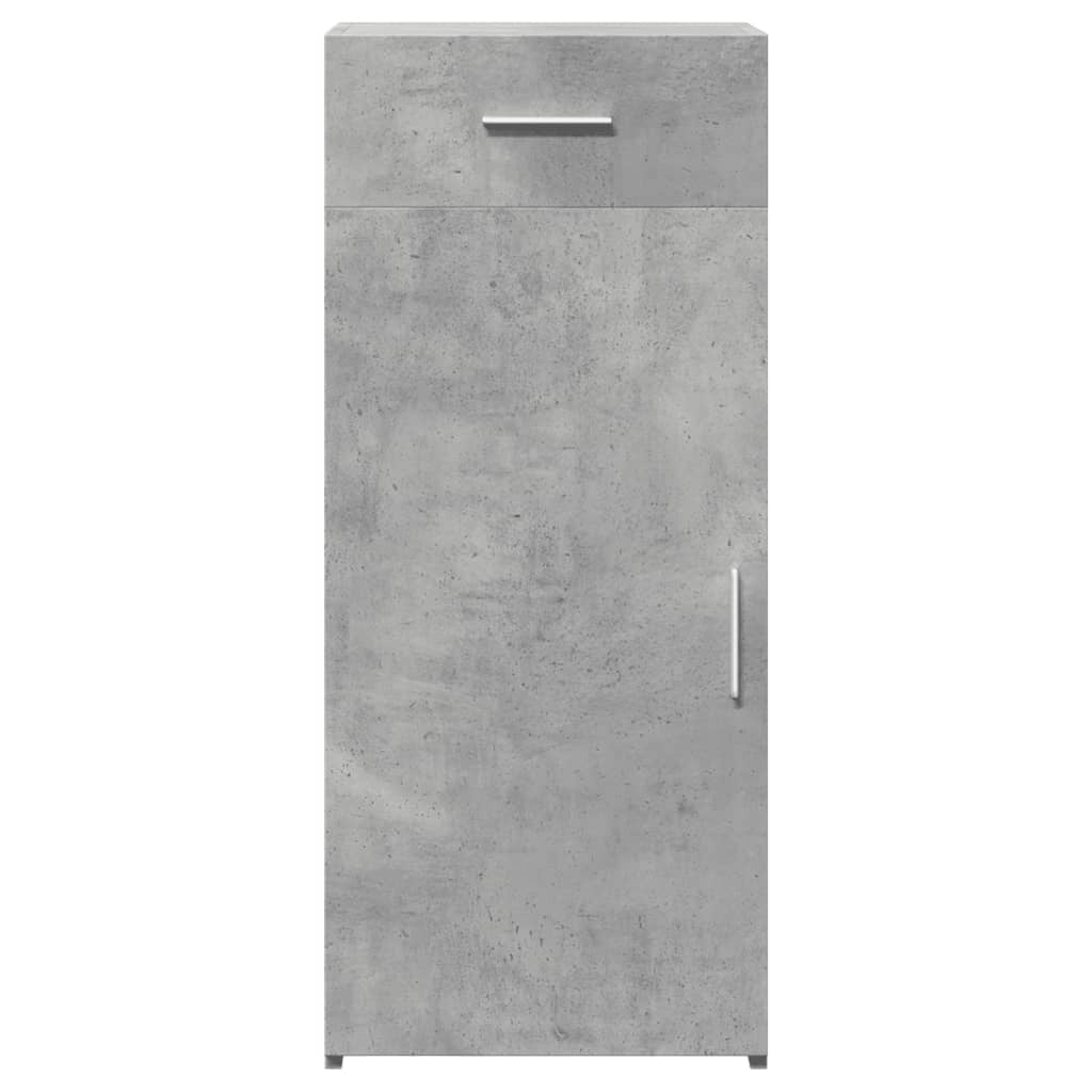 Credenza buffet cassettiera mobile contenitore organizer cucina soggiorno soggiorno 40 x 42,5 x 93 cm derivati ​​del legno grigio 02_0031937