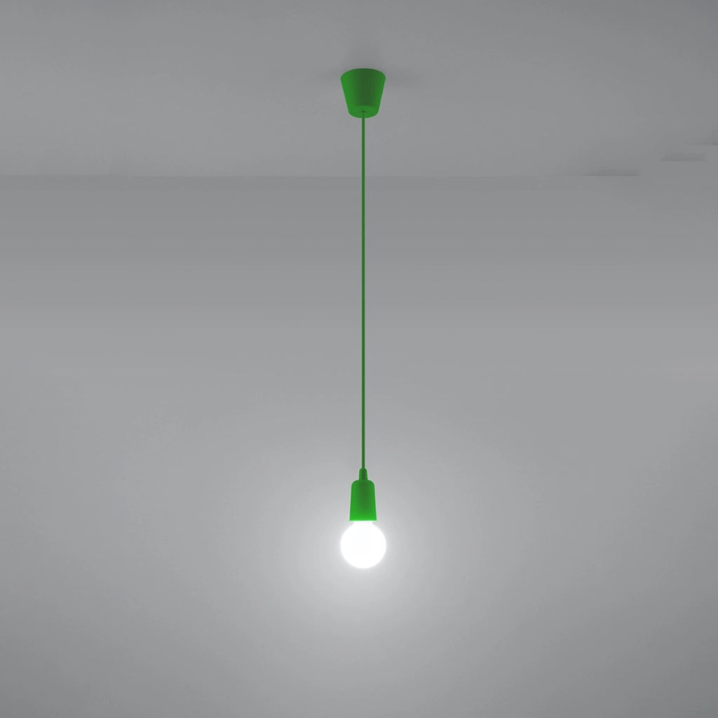 Lampada a sospensione DIEGO 1 verde