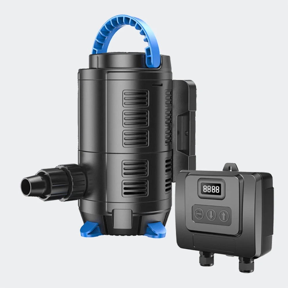 Pompa per acqua da laghetto filtro filtrazione a ruscello acquario ecologico laghetto piccolo eco 8000l/h 80 Watt 4216099