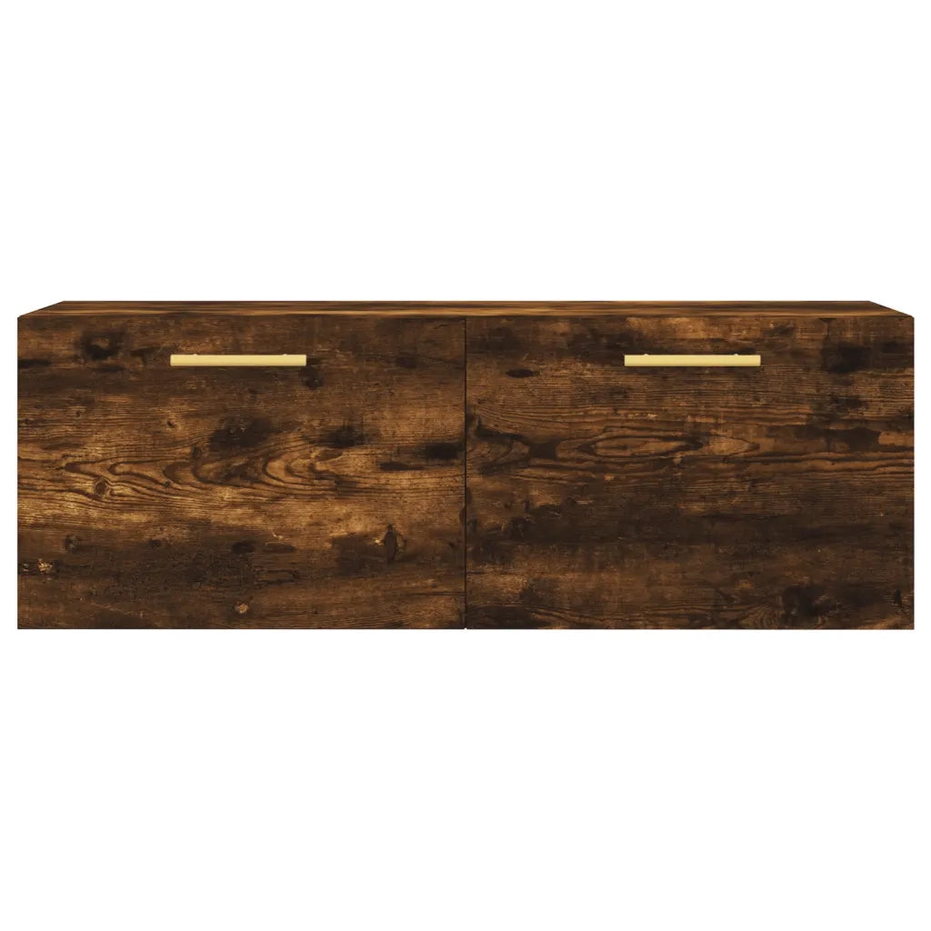 Mobile a Parete Rovere Fumo 100x36,5x35 cm in Legno Multistrato 830121