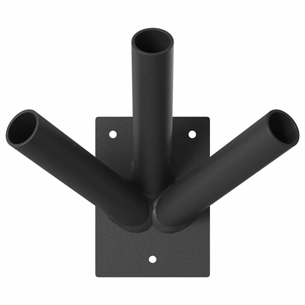 Supporto per Bandiera Nero 10,5 x 7,5 x 0,2 cm Acciaio CFW5116362
