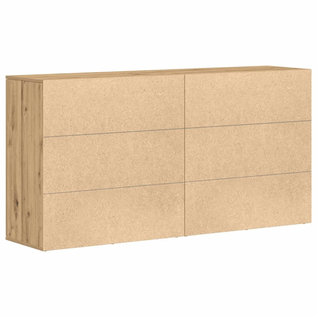 Credenza 2 pcs Rovere artigianale 79 x 38 x 80 cm 3334309