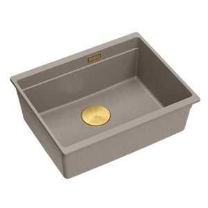 Lavello In Granito Logan 100 Beige Rame