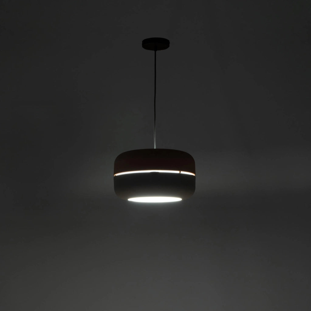 Idra - Lampada a sospensione in metallo nero