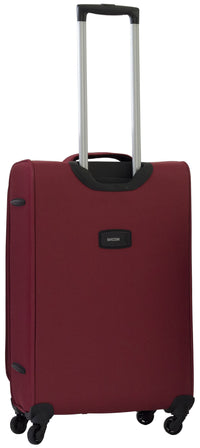 Trolley Valigia Media Morbida in Poliestere 4 Ruote TSA Ravizzoni Gin Tonic Rossa