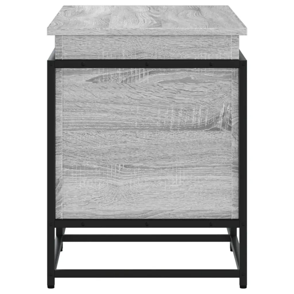 Contenitore con Coperchio Grigio Sonoma 100x40x51,5 Truciolato 848807