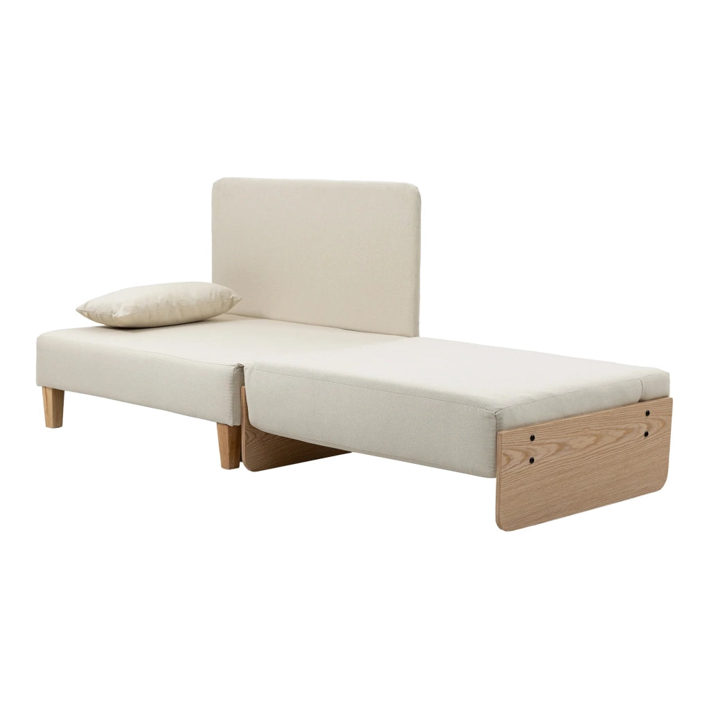 Divano/poltrona trasformabile 1 posto 81 x 88 x 68 cm beige 03_0009137