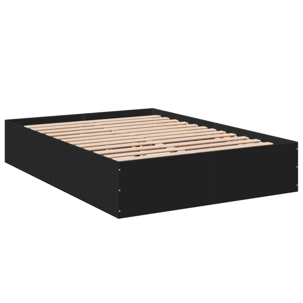 Giroletto Nero 135x190 cm in Legno Multistrato