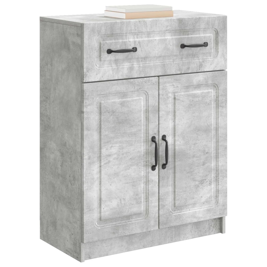 Credenza Grigio Cemento 66 x 34,5 x 87 cm Legno ingegnerizzato