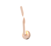 Applique LED, metallo, sabbia, H 46 cm, Ginko