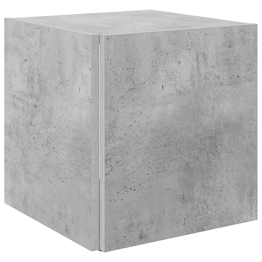 Tavolino Grigio Cemento 33x33x34,5 cm in Truciolato 809012