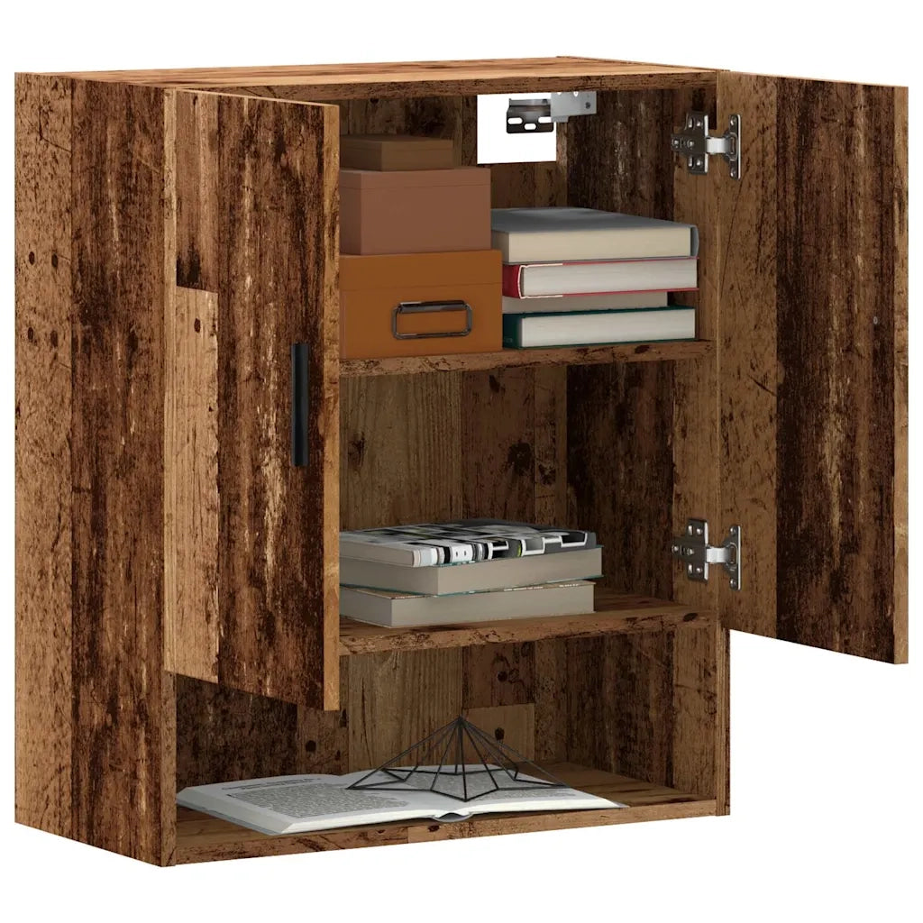 Armadietto a Muro | Mobile a Parete Legno Antico 60x31x70 cm in Truciolato