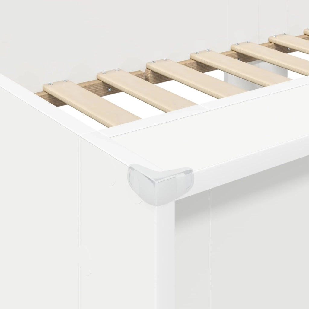 Letto a Castello per Bambini | Letto Infantile | Lettino Bianco 80 x 200 cm