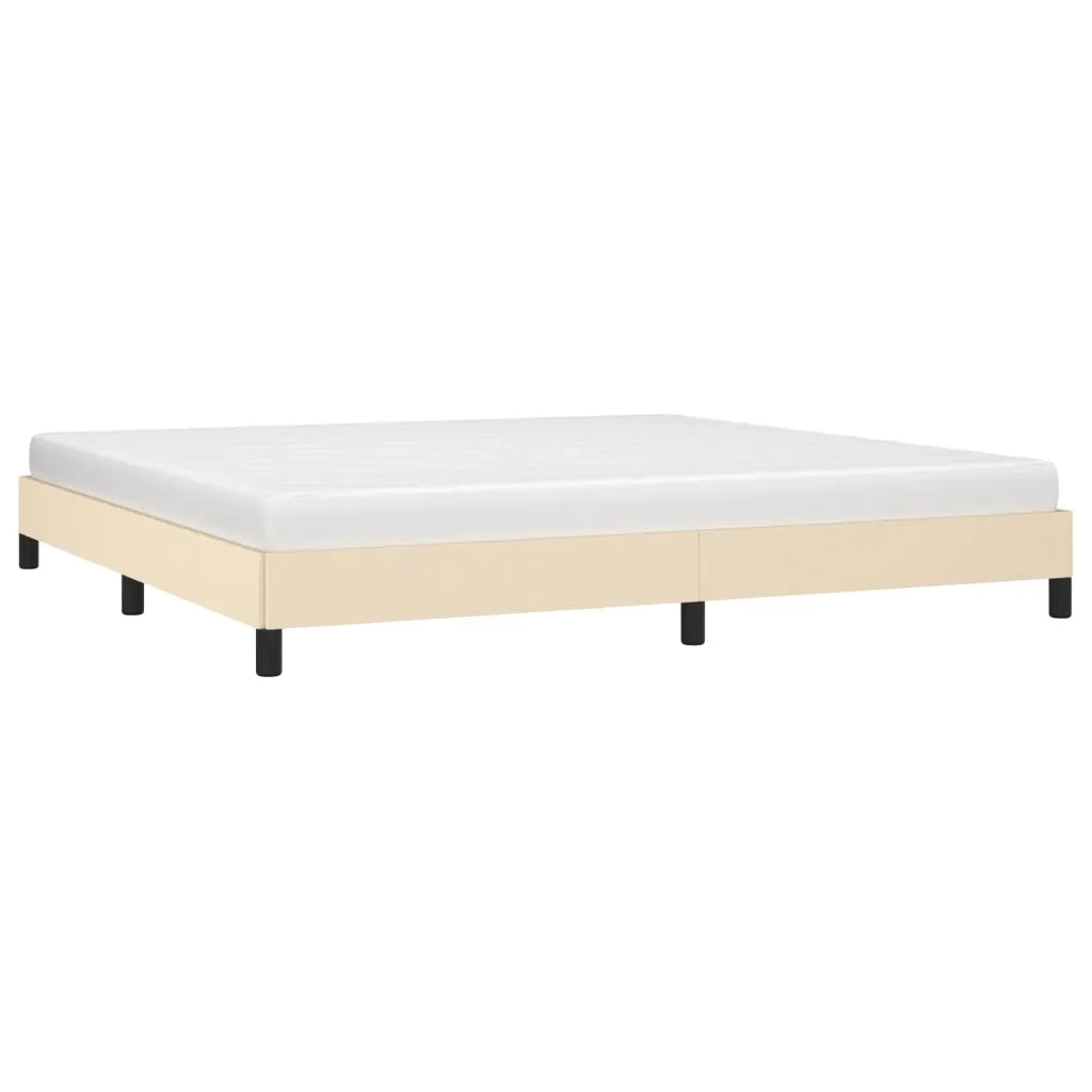 Giroletto senza Materasso Crema 200x200 cm in Tessuto 346749