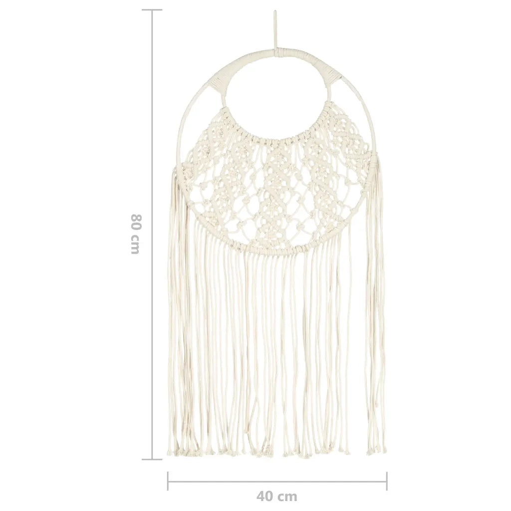 Decorazione da Parete in MacramÃ¨ 40x80 cm Cotone cod mxl 70482